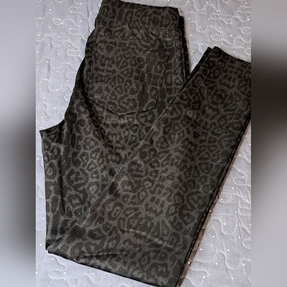 Philosophy black leopard pull on pants size XS - Picture 1 of 6